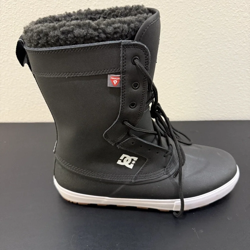 DC Reach Boots Men's US 11.5 Black Leather Insulated‎ ADYS300762 NWOT